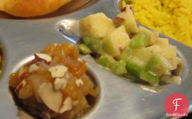Rosinen-Pfirsich-Chutney
