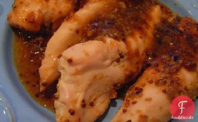 Aprikosen-Dijon-Huhn