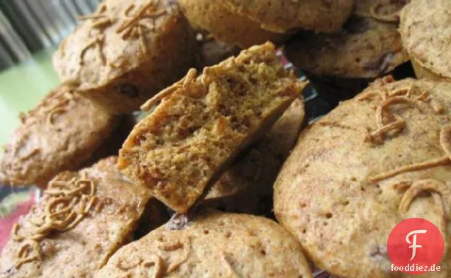 Schokolade-Chip-Kleie-Muffins