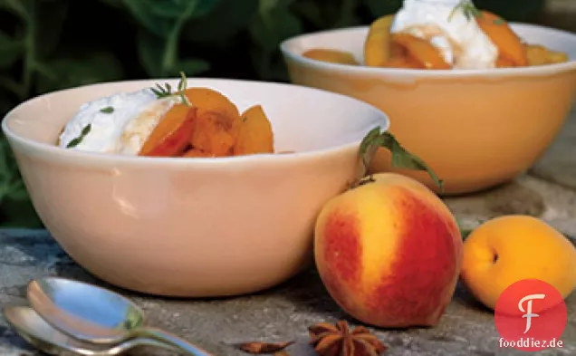 Warm-Stein-Frucht-Salat