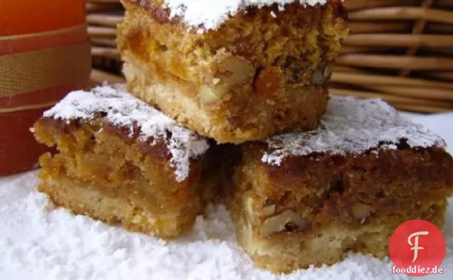 Apricot Bars Mit Shortbread-Kruste -