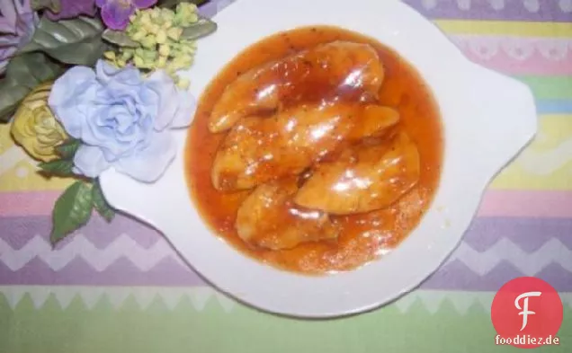 Einfachste Aprikosen Huhn
