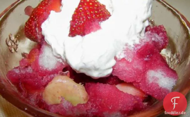 Erdbeer-Bananen-Dessert