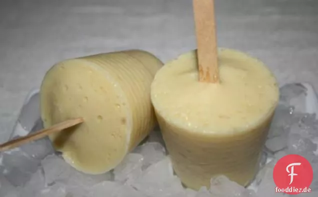 Orange Banane Smoothie Pops