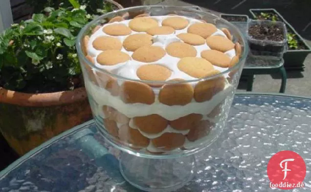 Einfacher leckerer Bananencremepudding