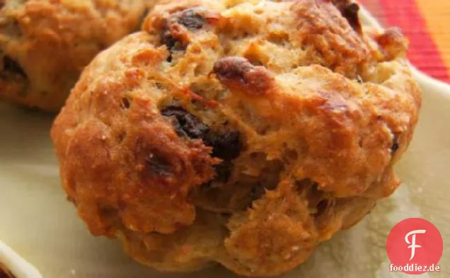 Gesündere Schokoladen-Chip-Bananen-Muffins