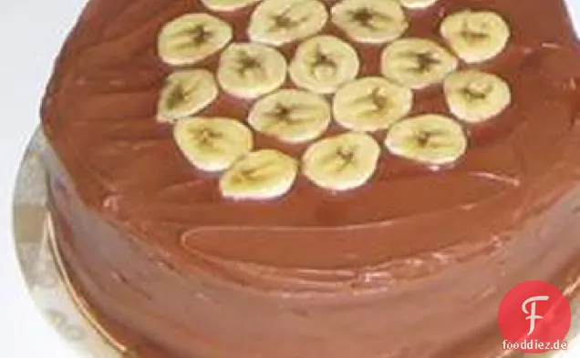 Schokoladen-Bananen-Schichtkuchen