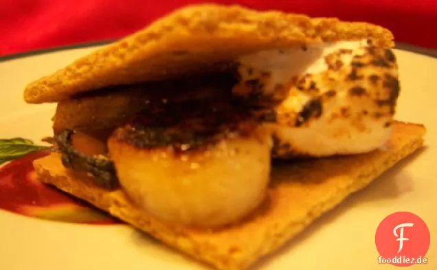 Gegrillte Banane S ' Mores