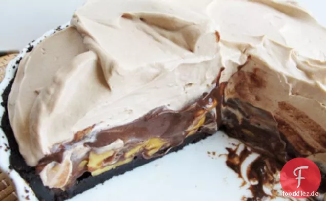 Schokoladen-Malz-Bananen-Sahnetorte