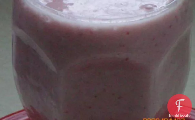 Einfacher Erdbeer-Bananen-Smoothie