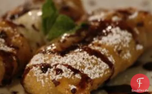 Gebratenes Bananen-Dessert