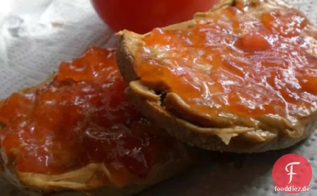 Errötende Pfirsich-Bananen-Marmelade