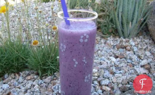 Gesunder Blaubeer-Milchshake
