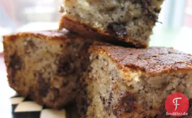 Bananen-Schokoladen-Chip-Kuchen