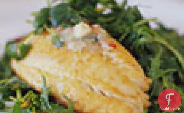 Pan-gebratene Tilapia mit Chile Limettenbutter