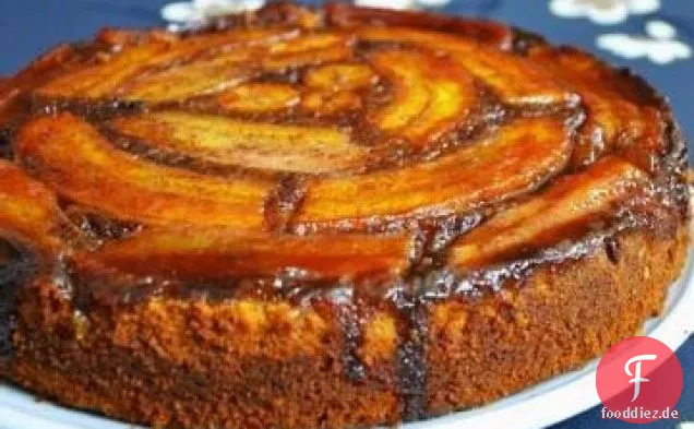 Banane Upside-Down-Kuchen