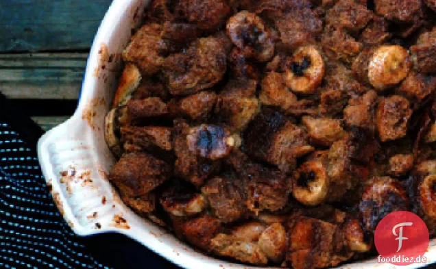 Banane-Dulce de Leche Brotpudding