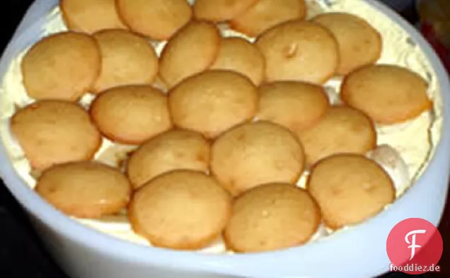 Ungekochter Bananenpudding