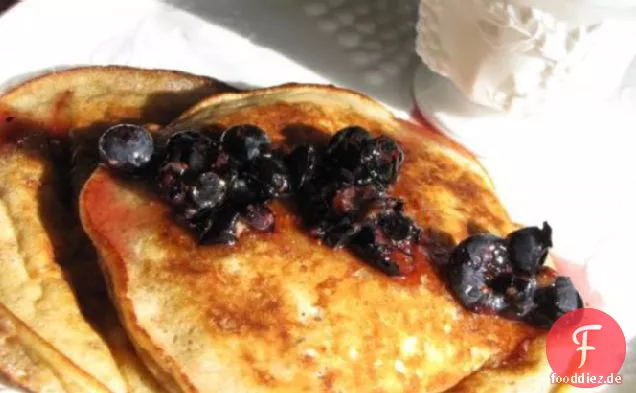 Banane-Kleie-Pfannkuchen (Diabetische)