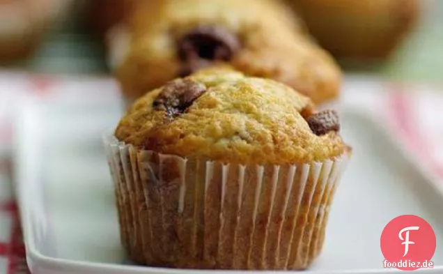 Bananen-Schokoladen-Chip-Muffins