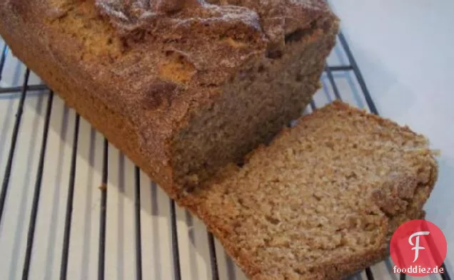 Mit Zimt belegtes Bananenbrot