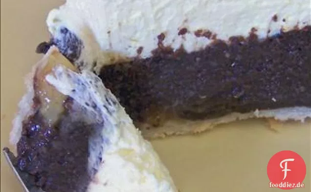 Reichhaltige Schokoladen-Bananen-Torte