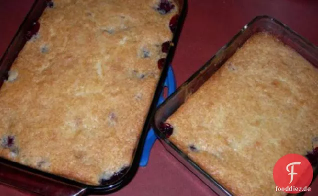 Schwarze Himbeere Cobbler
