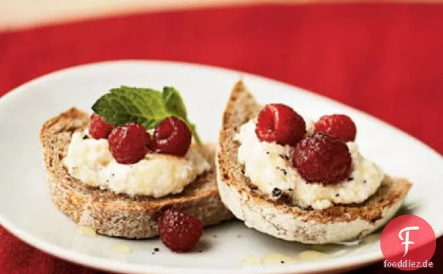 Ricotta-Himbeer-Häppchen
