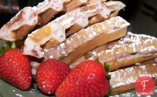 Himbeer-Pekannuss-Waffeln