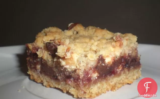 Himbeer Streusel Riegel