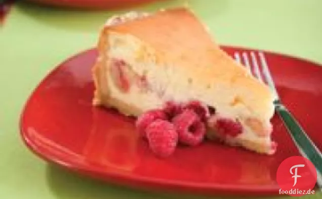 Krispy Kremey White-Schokolade Himbeer-gefüllter Käsekuchen
