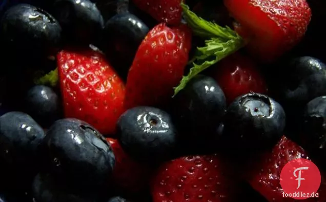 Vier Beerensalat