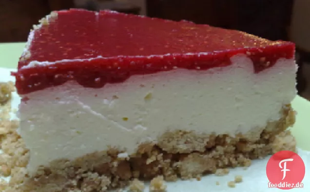 Veganer Himbeer-Käsekuchen