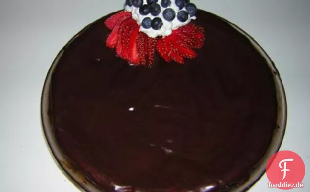Schokoladen-Himbeer-Käsekuchen