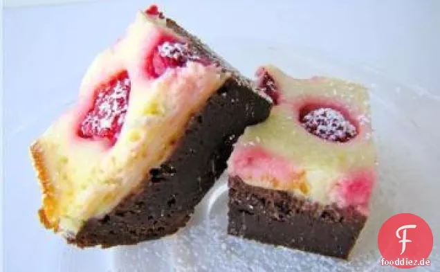 Himbeer-Käsekuchen-Brownies