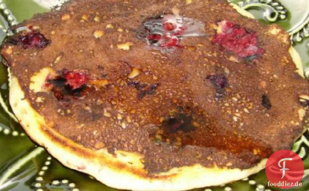 Doppel-Beeren-Pfannkuchen
