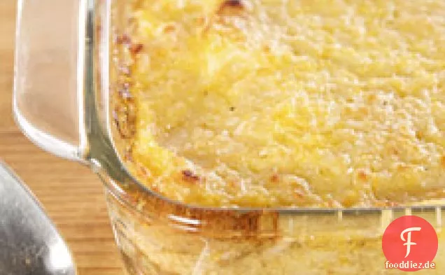 Polenta-Gratin Mit Pilz-Bolognese