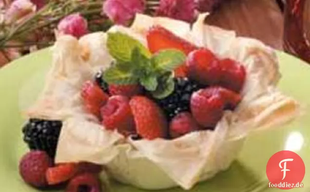 Beeren in einem Nest