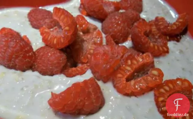 Rasberry Vanille-Kühlschrank Haferflocken