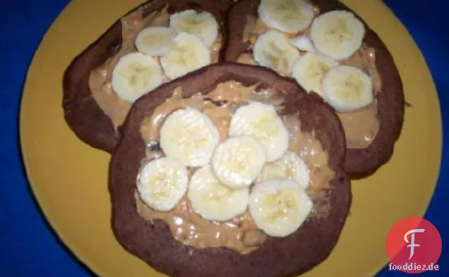 Schokolade Buchweizen Pfannkuchen