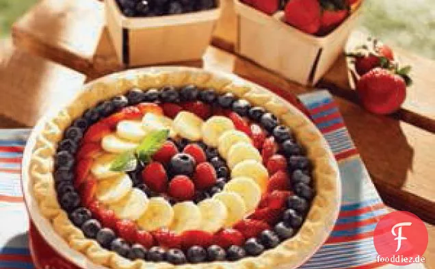 Frisches Obst Frischkäsekuchen