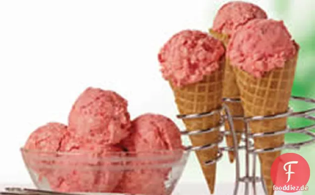 Einfaches Himbeersorbet