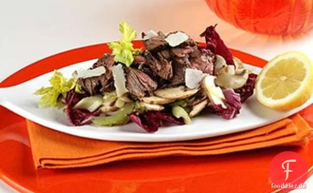 Rindfleisch, Sellerie, Pilz & Parmesan Salat