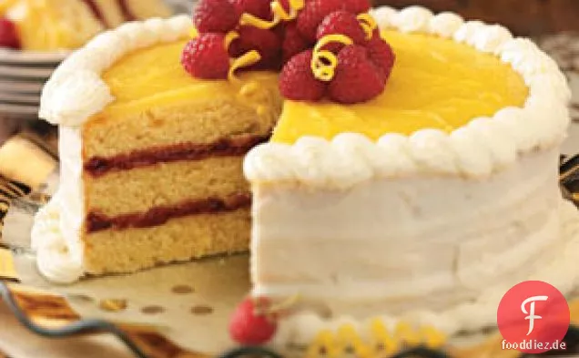 Himbeer-Zitronen-Kuchen