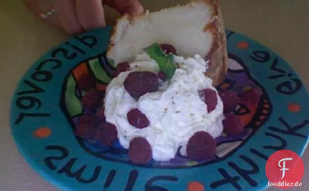 Frau Raspbee Engel Essen Kuchen