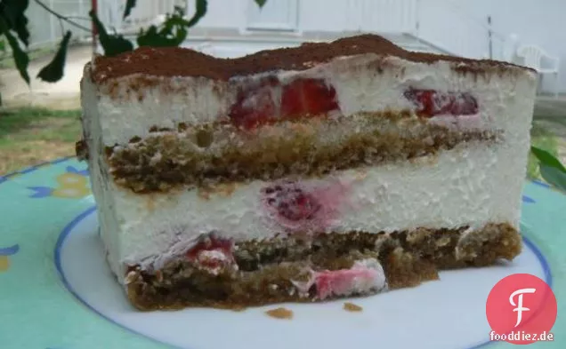 Erdbeer-Tiramisu (Für diejenigen in Griechenland)