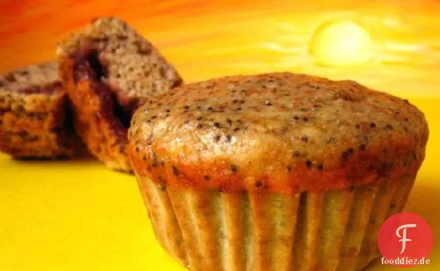 Sonnenaufgang Mohn Muffins