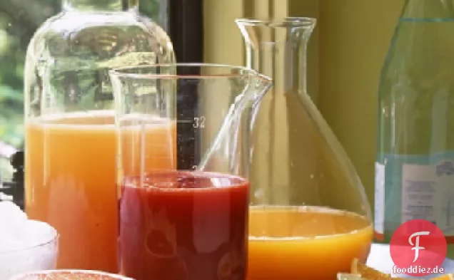 Frische Zitrus-Saft-Bar