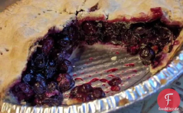 Frischer Blaubeerkuchen