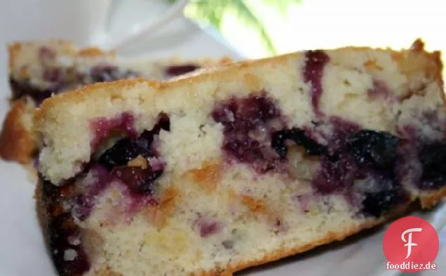 Blaubeere, Zitrone & weiße Schokolade Schnelles Brot